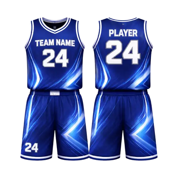 Bold custom team basketball uniform