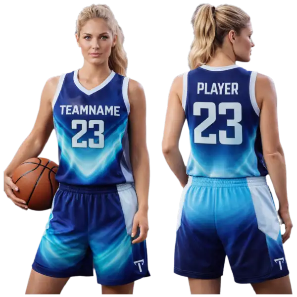 Big and tall custom basketball fit uniform